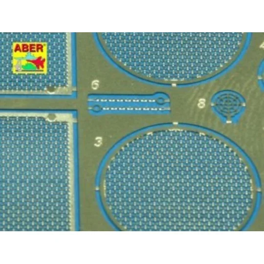 Grilles for Panther, Ausf. A/D, 1/35 - Aber Models 35G01