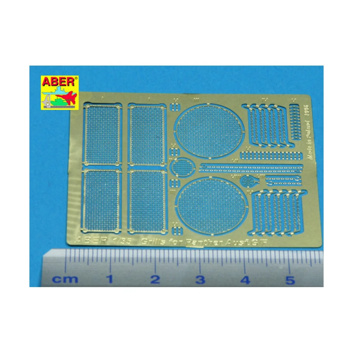 Grilles for Panther, Ausf. G/F, 1/35 - Aber Models 35G02