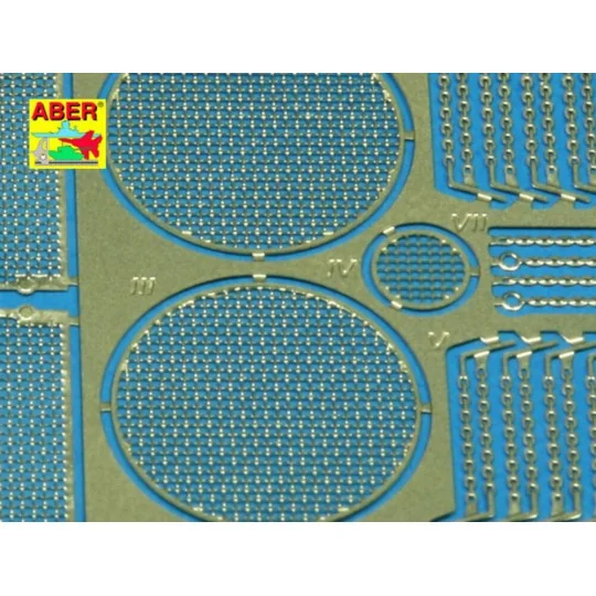 Grilles for Jagdpanther, 1/35 - Aber Models 35G04