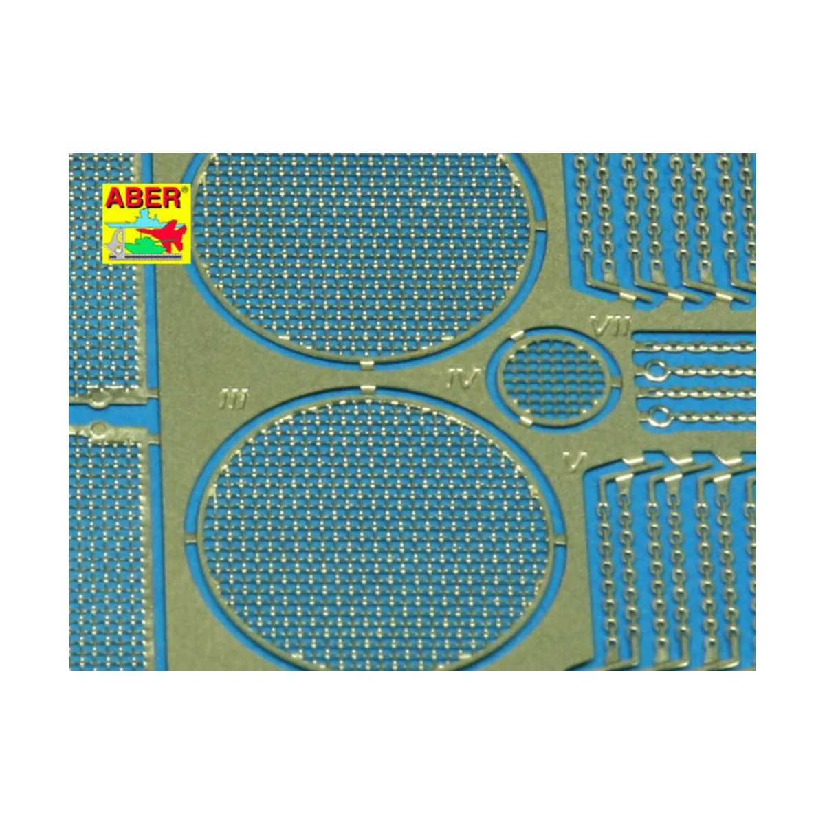 Grilles for Jagdpanther, 1/35 - Aber Models 35G04