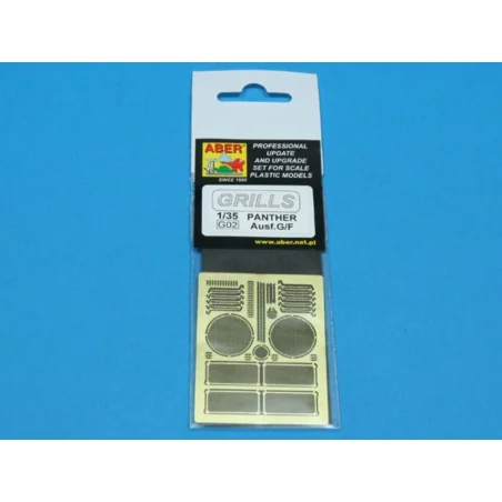 Grilles for Panther, Ausf. G/F, 1/35 - Aber Models 35G02