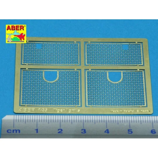 Grilles for Tiger I, 1/35 - Aber Models 35G03