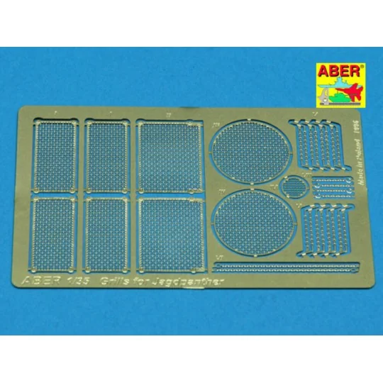 Grilles for Jagdpanther, 1/35 - Aber Models 35G04