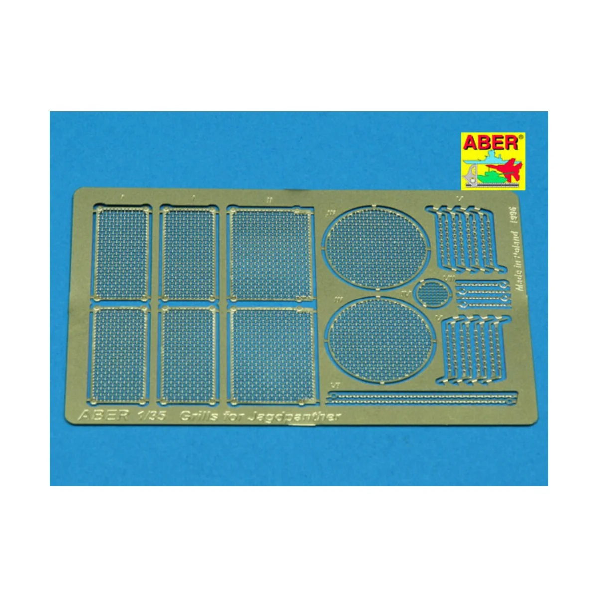 Grilles for Jagdpanther, 1/35 - Aber Models 35G04