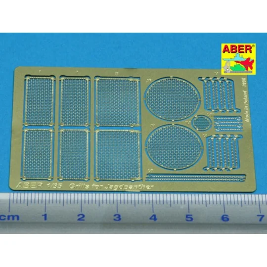 Grilles for Jagdpanther, 1/35 - Aber Models 35G04