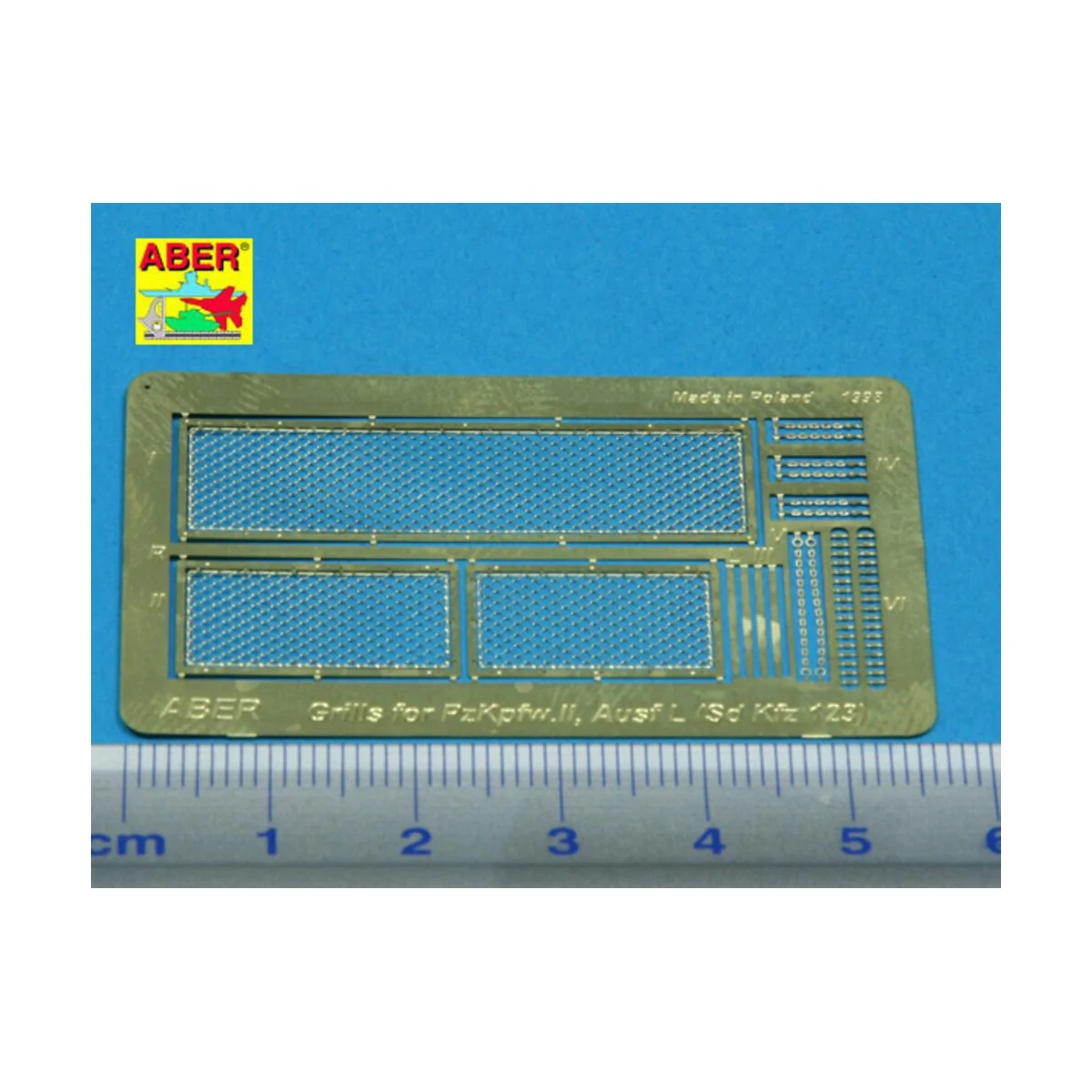 Grilles for Panzer II, Ausf. L - Luchs, 1/35 - Aber Models 35G09