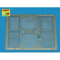 Grilles for Panther Ausf. A/D, 1/35 - Aber Models 35G10
