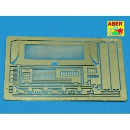 T-34/76 - 1940 grill cover, 1/35 - Aber Models 35G11 2