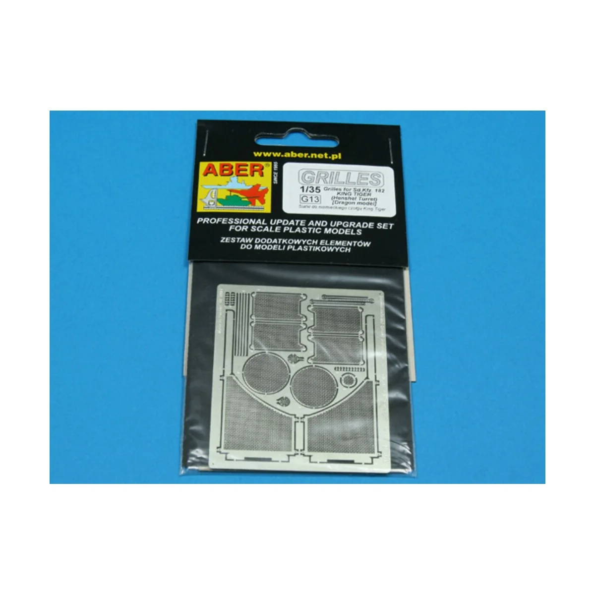 Grilles for Sd.Kfz. 182 King Tiger (Henshel Turret), 1/35 - Aber Mo...