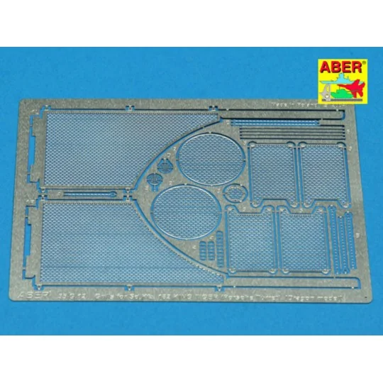 Grilles for Sd.Kfz.182 King Tiger (Porshe turret), 1/35 - Aber Mode...