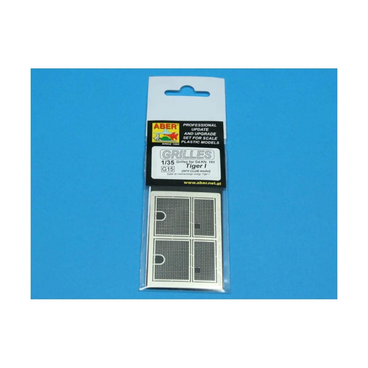 Grilles for Sd.Kfz. 181 Tiger I, 1/35 - Aber Models 35G15