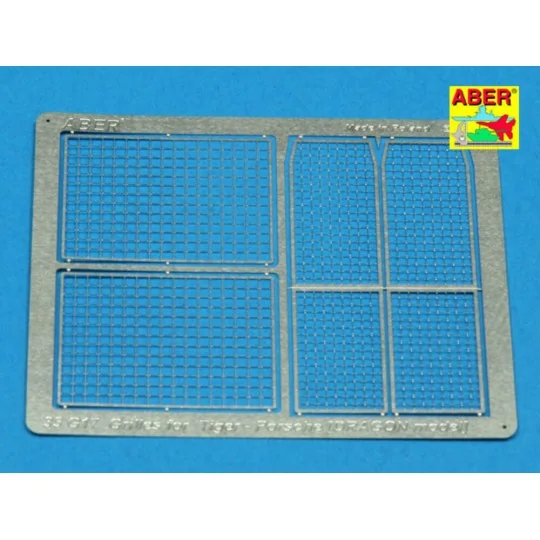 Grilles for Tiger Porshe, 1/35 - Aber Models 35G17