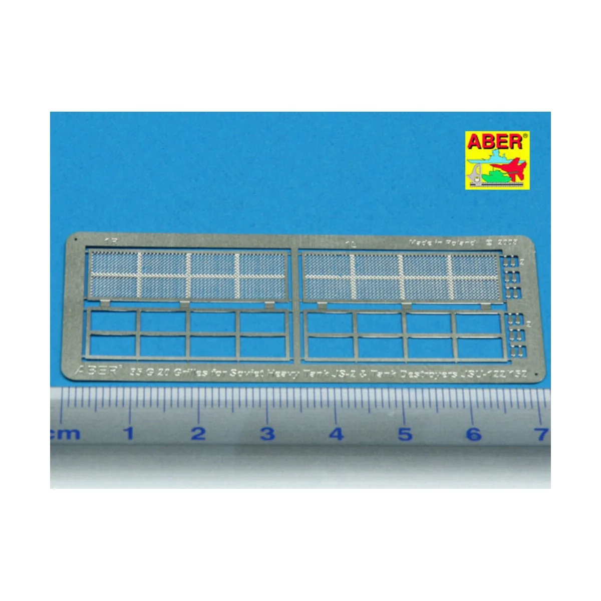 Grilles for JS-2 or JSU-122/152, 1/35 - Aber Models 35G20