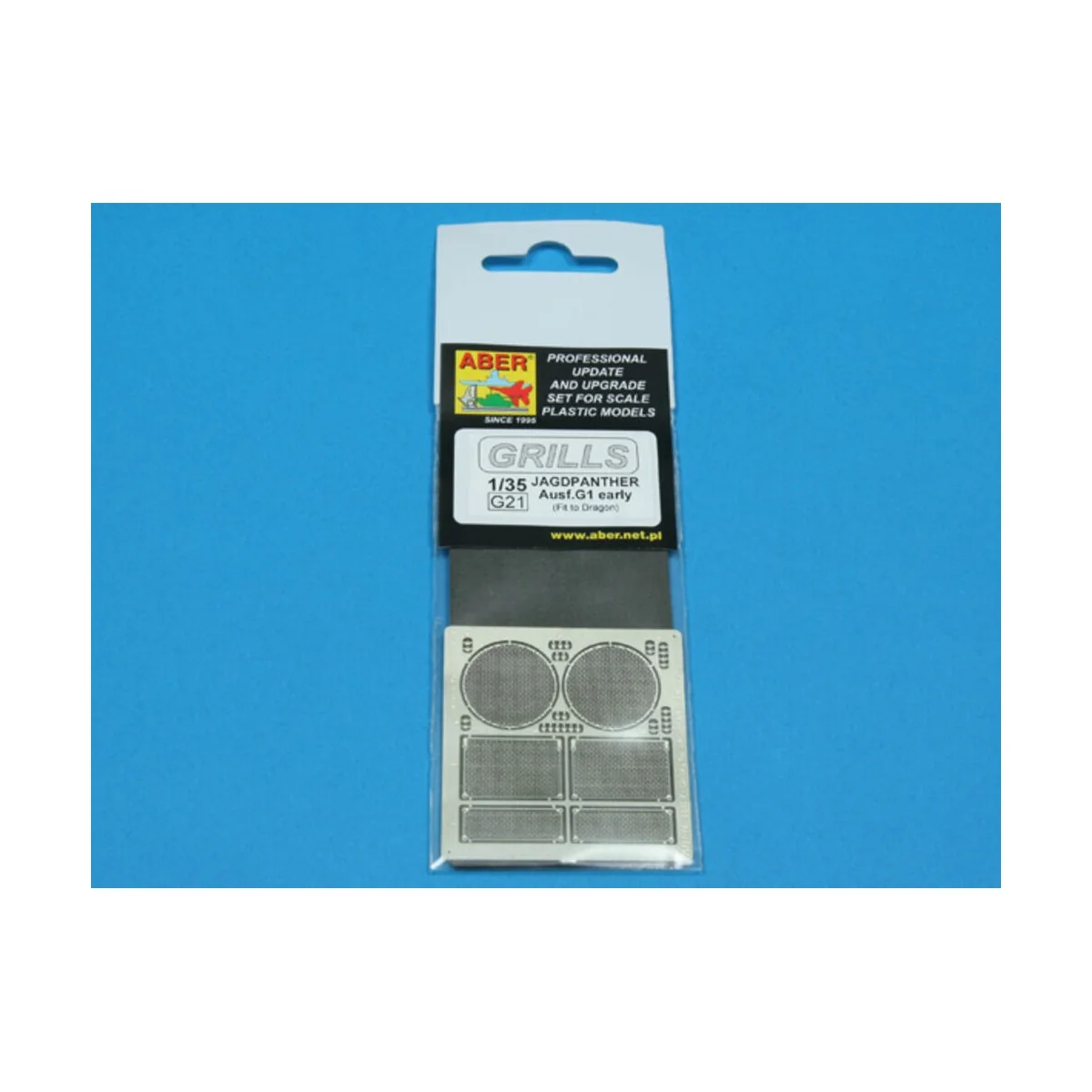 Grilles for Jagdpanther Ausf.G1 early, 1/35 - Aber Models 35G21