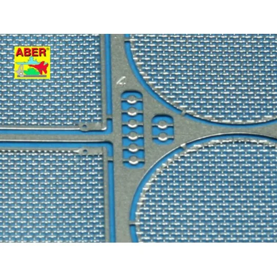 Grilles for Jagdpanther Ausf.G1 early, 1/35 - Aber Models 35G21