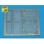 Grilles for Jagdpanther Ausf.G1 early, 1/35 - Aber Models 35G21