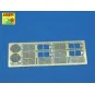 Grilles for E-75/50, 1/35 - Aber Models 35G26