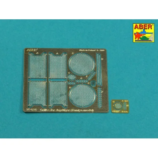 Grilles for Sd.Kfz.186 Jagdtiger, 1/35 - Aber Models 35G25