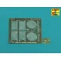 Grilles for Sd.Kfz.186 Jagdtiger, 1/35 - Aber Models 35G25