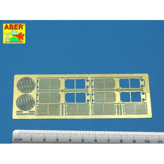 Grilles for E-75/50, 1/35 - Aber Models 35G26