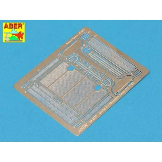 Grilles for BT-7 or BT-42, 1/35 - Aber Models 35G27