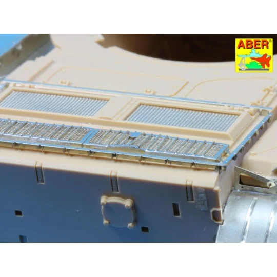 Grilles for Russian tank T-55 also Tiran 5, 1/35 - Aber Models 35G28
