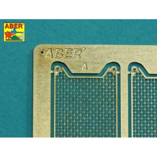Grilles for Sd.Kfz.186 Jagdtiger, 1/35 - Aber Models 35G25