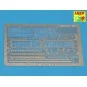 Grilles for Russian tank T-55 also Tiran 5, 1/35 - Aber Models 35G28