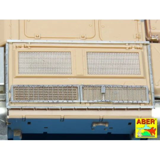 Grilles for Russian tank T-55 also Tiran 5, 1/35 - Aber Models 35G28