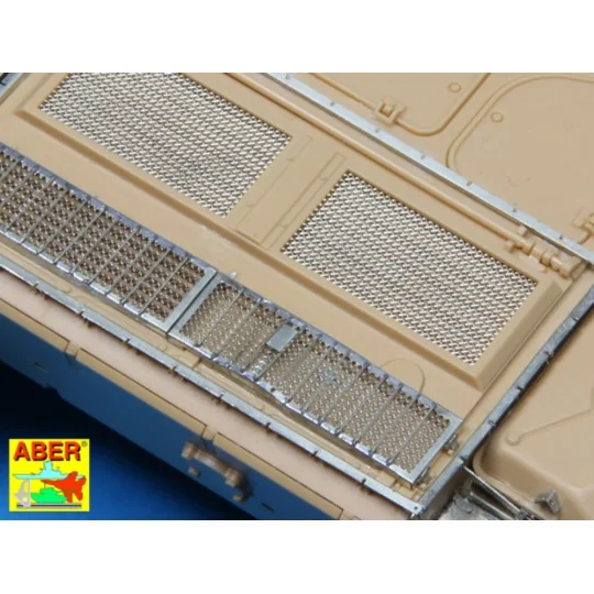 Grilles for Russian tank T-55 also Tiran 5, 1/35 - Aber Models 35G28
