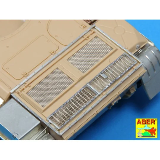 Grilles for Russian tank T-55 also Tiran 5, 1/35 - Aber Models 35G28