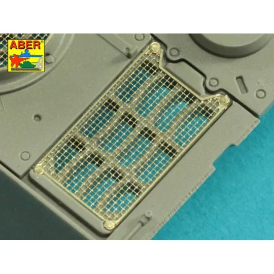 Grilles for Sd.Kfz.186 Jagdtiger, 1/35 - Aber Models 35G25