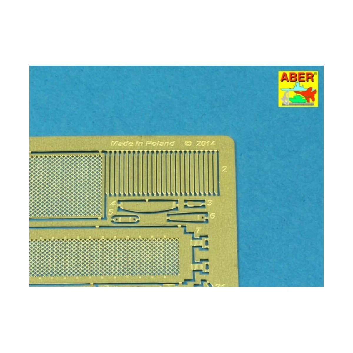 Grilles for T-55AM also for T-55AMV, 1/35 - Aber Models 35G32