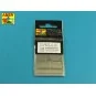 Grilles for Jagdpanther Ausf.G1 early (Meng), 1/35 - Aber Models 35G34