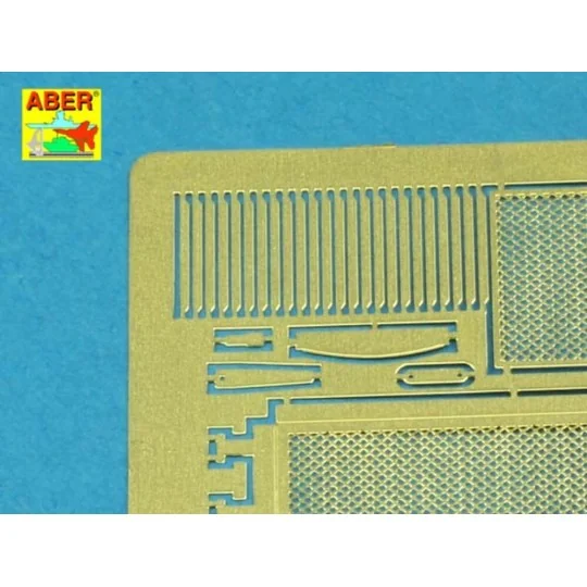 Grilles for T-55AM also for T-55AMV, 1/35 - Aber Models 35G32