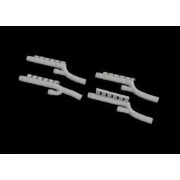 Bf 110G-4 exhaust stacks for Eduard - Eduard Accessories 648606