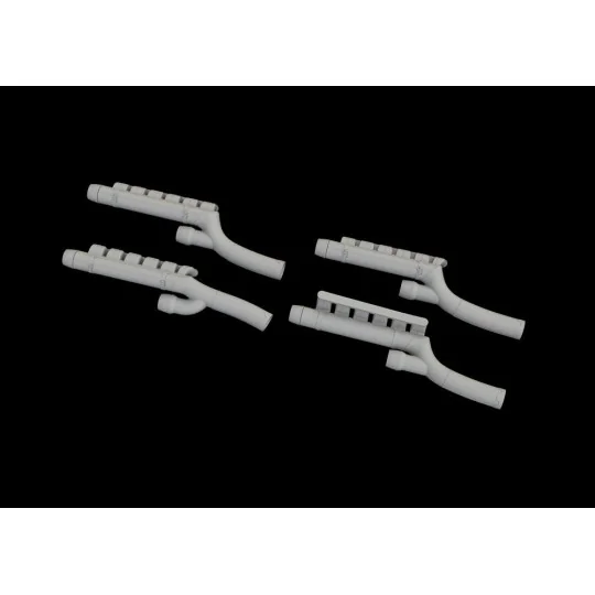 Bf 110G-4 exhaust stacks for Eduard - Eduard Accessories 648606