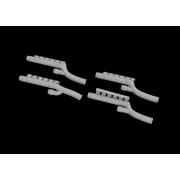 Bf 110G-4 exhaust stacks for Eduard - Eduard Accessories 648606