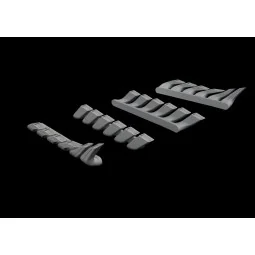 Bf 110C/D/E exhaust stacks for Eduard, 1/48 - Eduard Accessories 64...