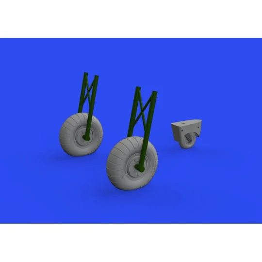 Do 17Z wheels for Eduard/ICM, 1/48 - Eduard Accessories 648608