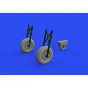 Do 17Z wheels for Eduard/ICM, 1/48 - Eduard Accessories 648608