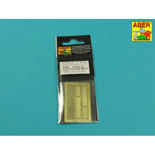 Grilles for Cromwell Mk.IV &Centaur C.S. Mk.IV, 1/35 - Aber Models ...