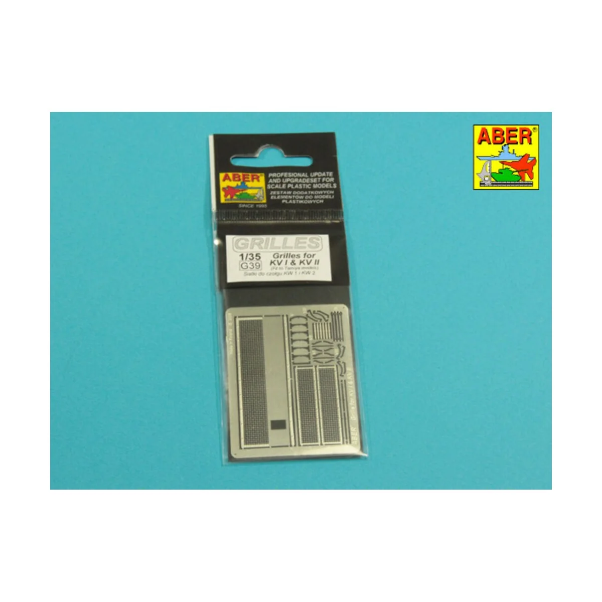Grilles for KV I &KV II, 1/35 - Aber Models 35G39