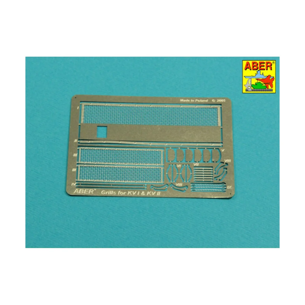 Grilles for KV I &KV II, 1/35 - Aber Models 35G39