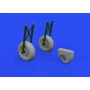 Do 17Z wheels for Eduard/ICM, 1/48 - Eduard Accessories 648608