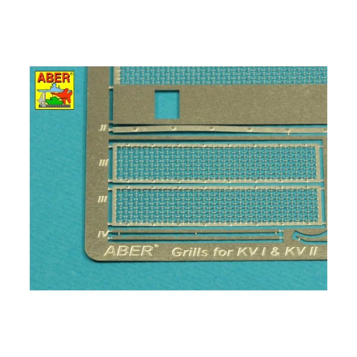 Grilles for KV I &KV II, 1/35 - Aber Models 35G39