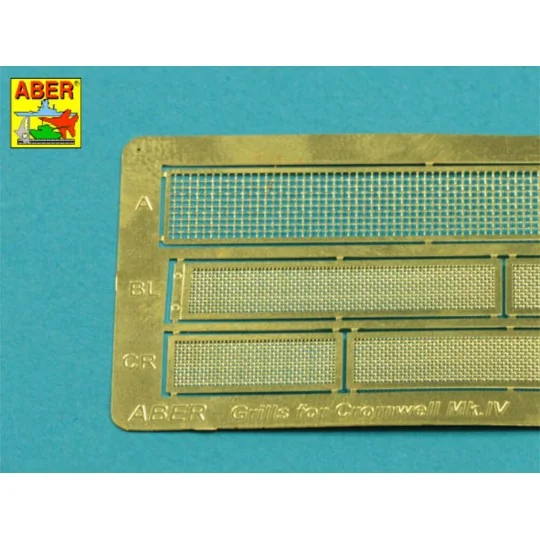 Grilles for Cromwell Mk.IV &Centaur C.S. Mk.IV, 1/35 - Aber Models ...
