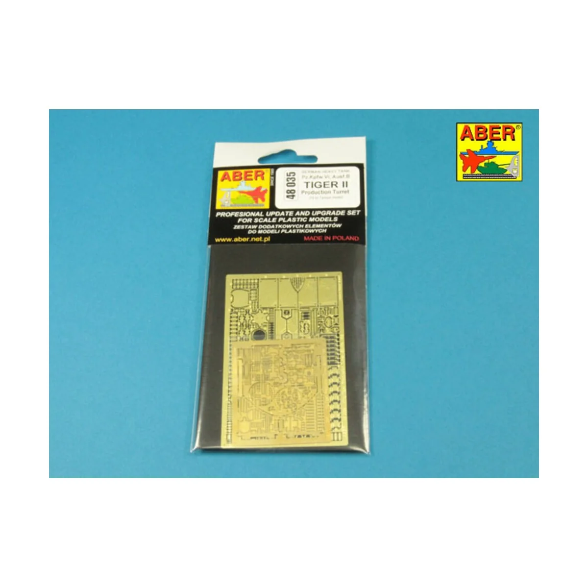 TIGER II -Production Turret, 1/48 - Aber Models 48035