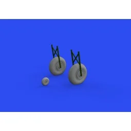 Il-2 wheels 1/48 for ZVEZDA - Eduard Accessories 648617