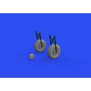 Il-2 wheels 1/48 for ZVEZDA - Eduard Accessories 648617